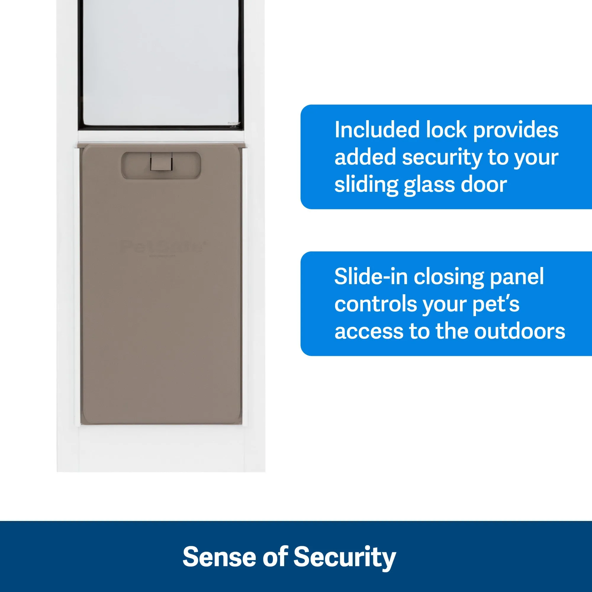 PetSafe® Sliding Glass Pet Door, 2-Piece, Small