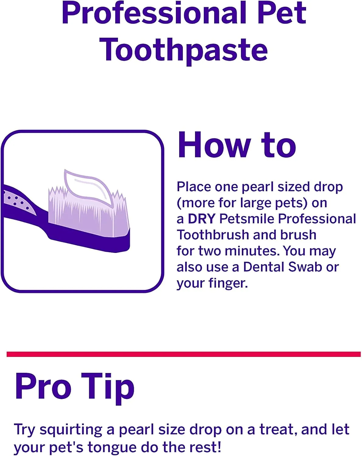 Petsmile Professional Pet Toothpaste for Cats & Dogs - Only VOHC Accepted Toothpaste - Clinically Proven to Control Plaque & Tartar Calprox Formula (Rotisserie Chicken, 4.2 Oz)