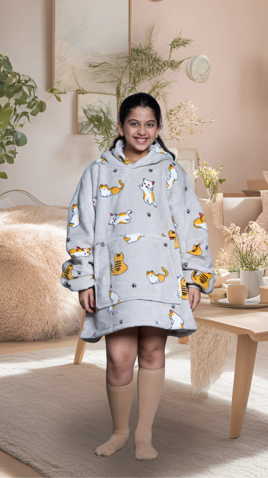 Purrfect Kitty - Hoodie Blanket - Junior Series