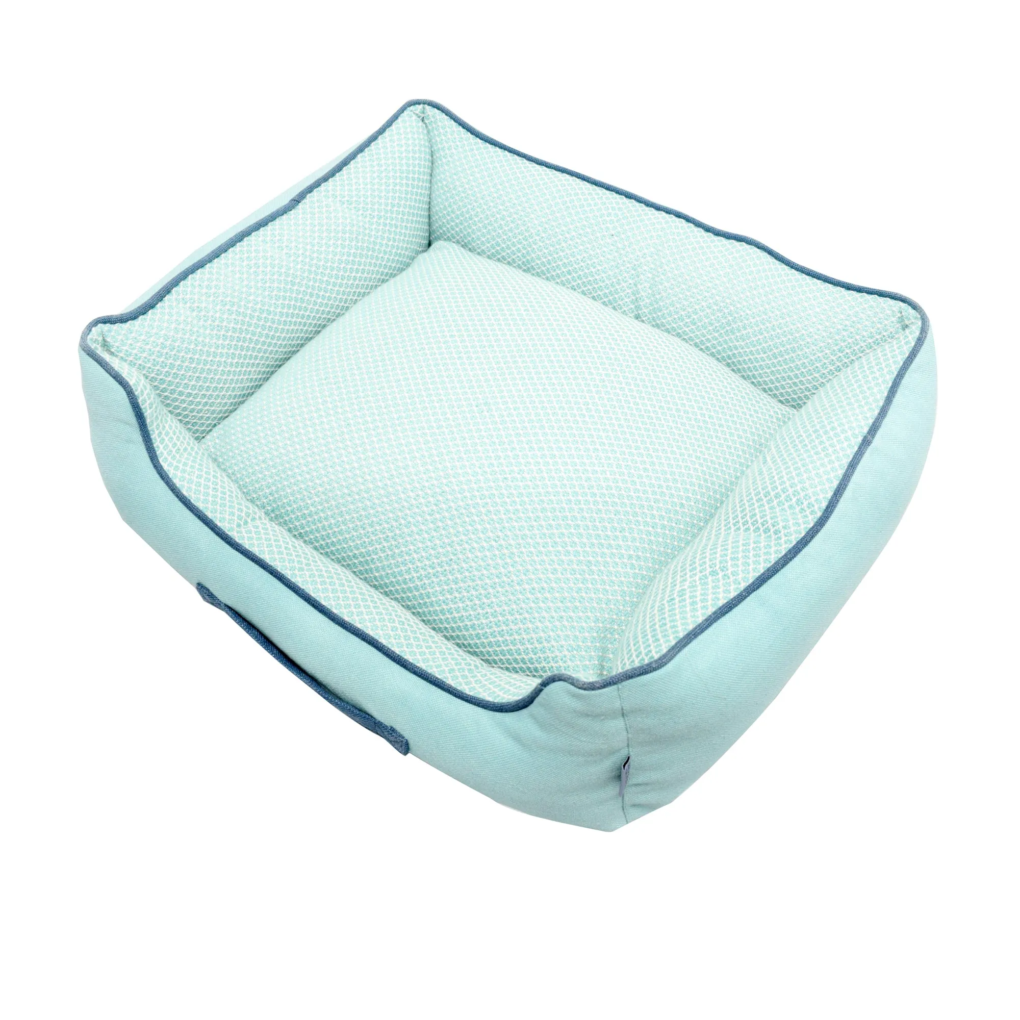 Resploot Sofa Bed - Rectangular - Teal Snakeskin - 60 x 50 x 21 cm (24 x 20 x 8 in) SALE