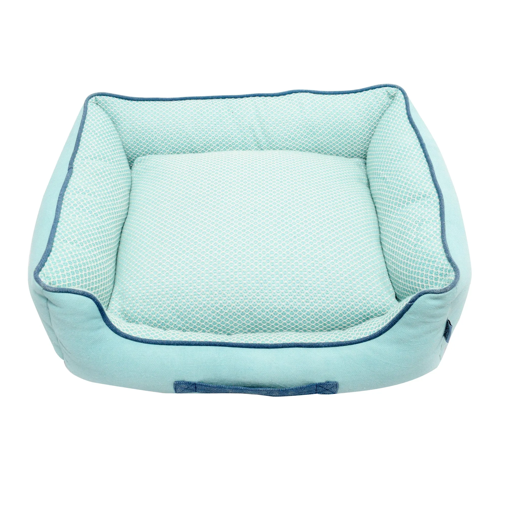 Resploot Sofa Bed - Rectangular - Teal Snakeskin - 60 x 50 x 21 cm (24 x 20 x 8 in) SALE