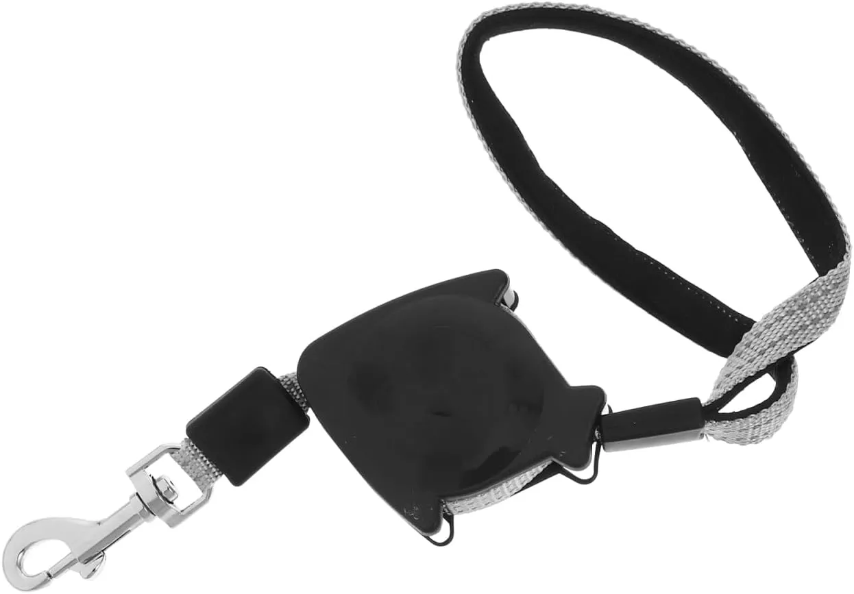 Retractable Dog Leash Dog Walking Leash, Hands Dog Leash Pet Telescopic Traction Rope Belt for Running Jogging Hiking (Black)