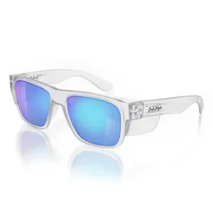 Safestyle - SSFCBP100 Fusions Clear Frame Mirror Blue Polarised Lens
