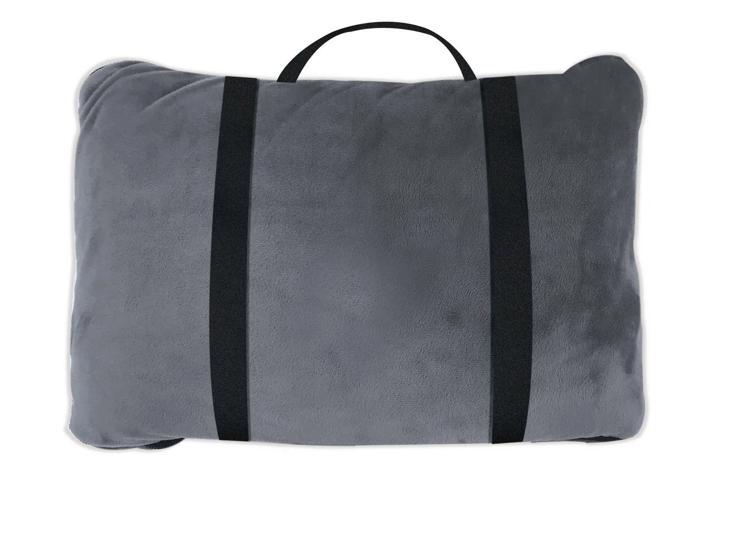SHARPER IMAGE USB Powered Plush 2-in-1 Heated Blanket - SMG6001GY