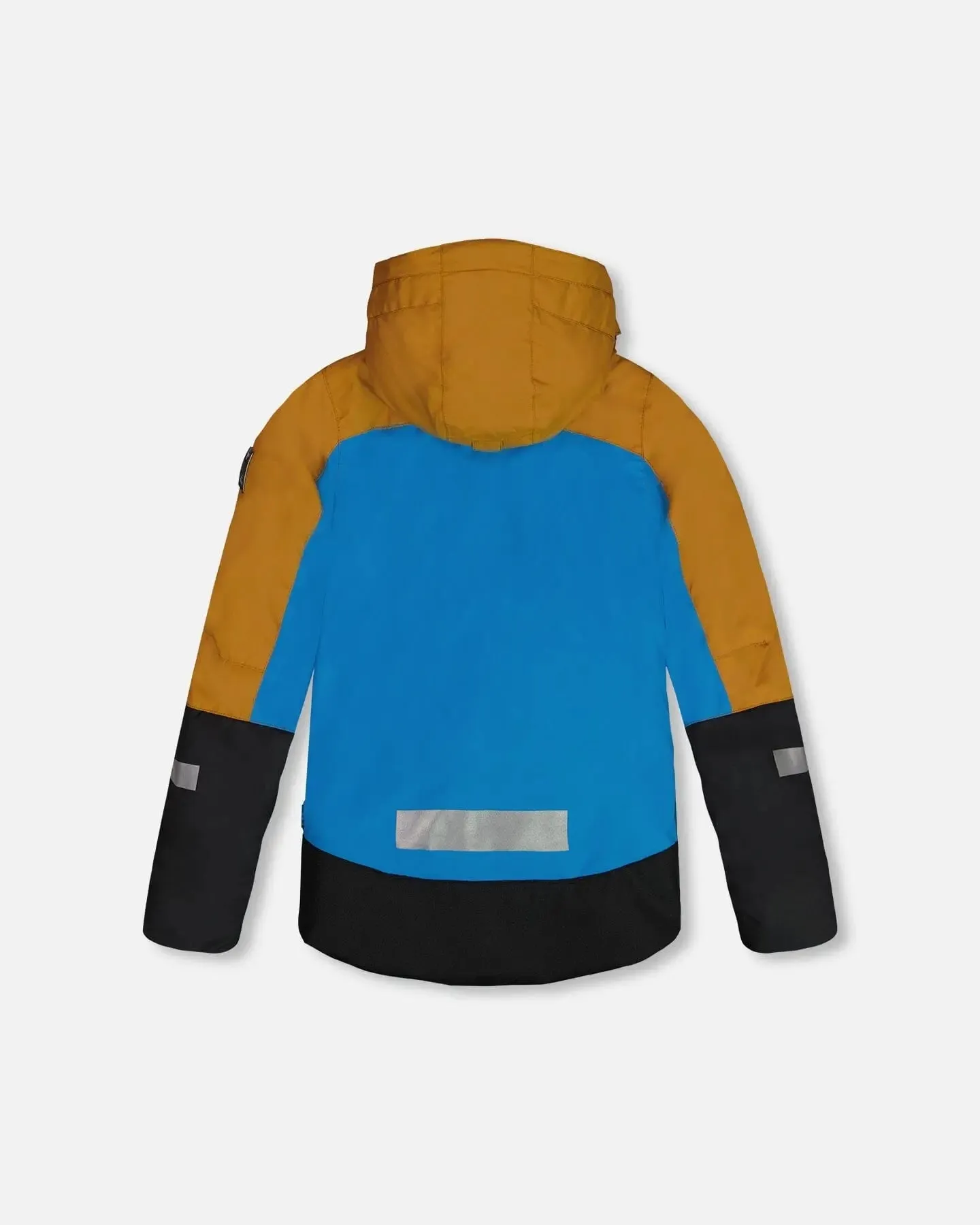 Two Piece TEKNIK Snowsuit Brown, Blue And Black With Printed Storm