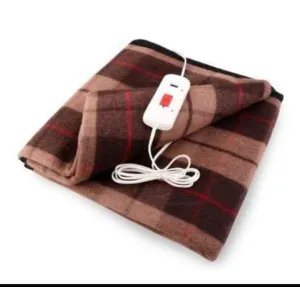 WINSTON HOME Bedding Heated Blanket Electric Throw - Soft Electric Blanket for Couch, Solid Polyester Double Electric Blanket | Fire Resistant & Overheat Protected #5