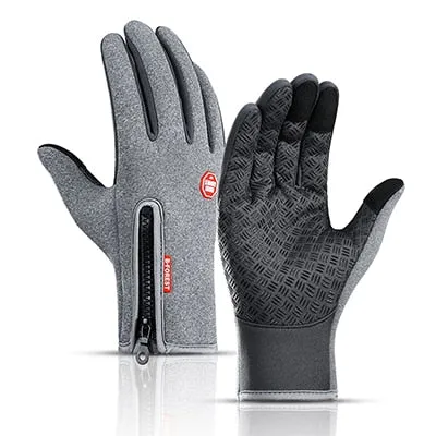 Winter Mens Women Cycling Anti-Slip Motorcycle Windproof Bike Gloves Anti-Shock Full Finger Mountain Bicycle Gloves