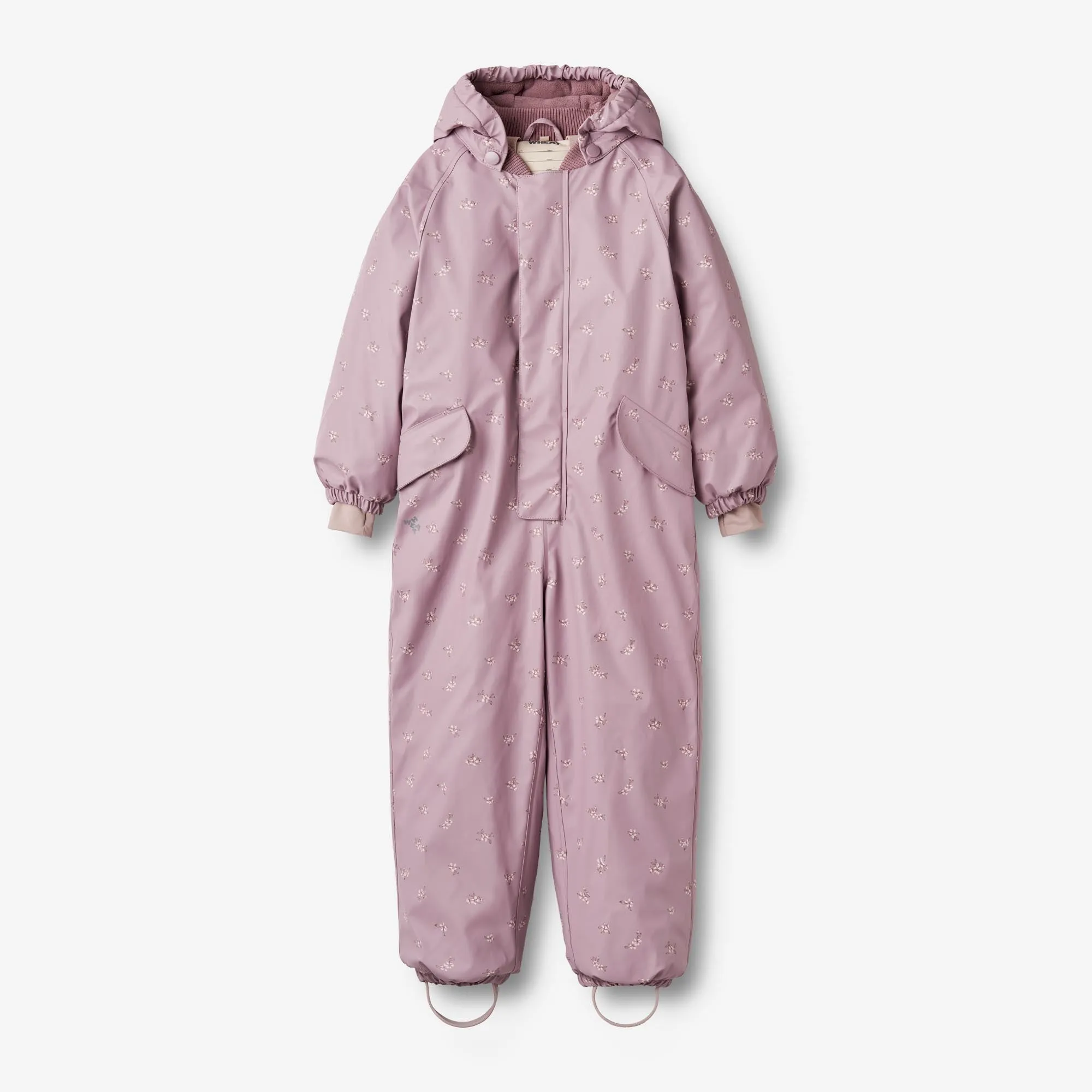 Wintersuit Ludo - soft lilac flowers
